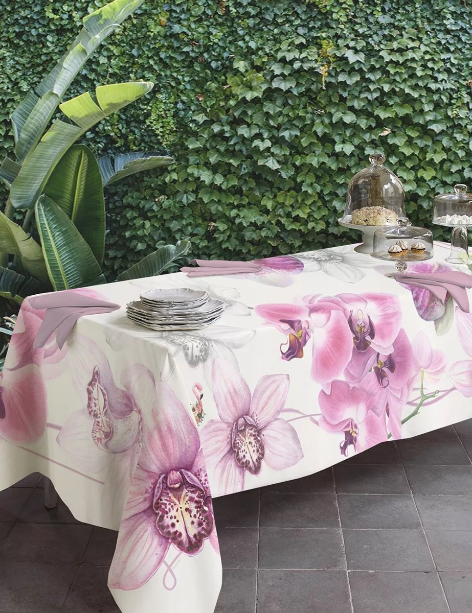 Tovaglia Bloom Orchidea 150 x 220 cm Tessitura Randi