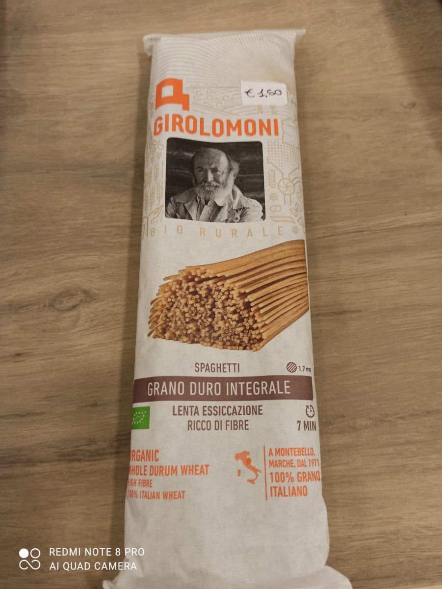 Spaghetti integrale bio Girolomoni Pasta secca bio