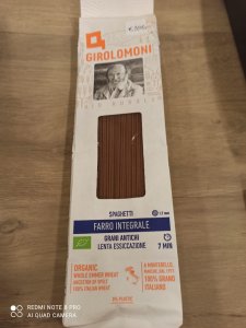 Spaghetti di farro integrale bio Girolomoni