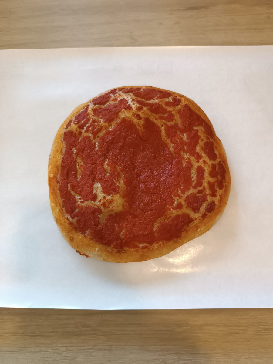 Pizzetta di grani antichi bio al pomodoro Pizza