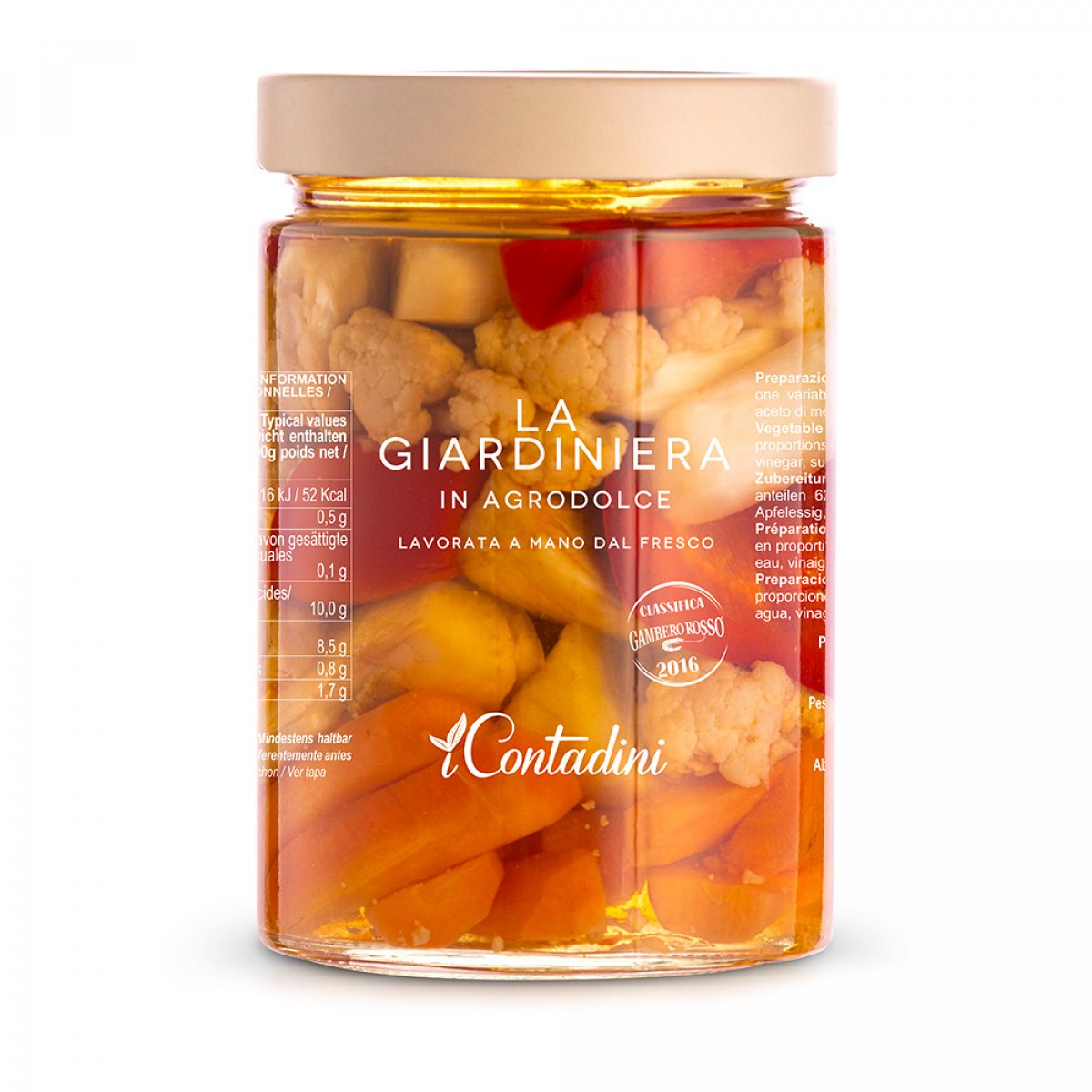 La giardiniera da 550 gr Giardiniera