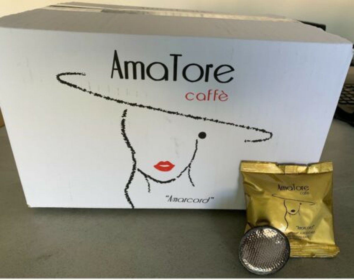 100 capsule caffe a modo mio miscela amarcord amatore caffe miscela amarcord