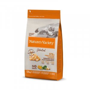 Nature's Variety NO GRAIN POLLO Gatti sterilizzati 1,25kg