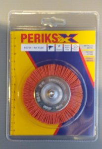 SPAZZOLA PERIKS CIRCOLARE MM. 75 G.6 NYL