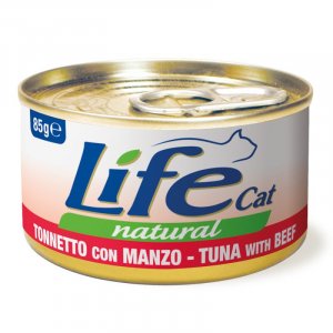 LIFE CAT 85 gr TONNO MANZO