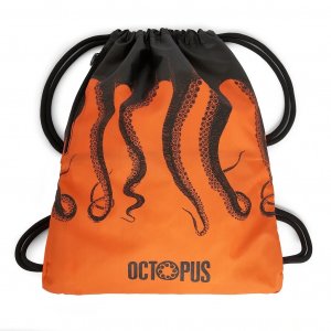 Octopus Backpack Zainetto sottile Arancione nero