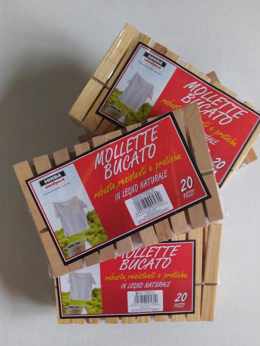 MOLLETTE LEGNO PZ.20 BACUPA