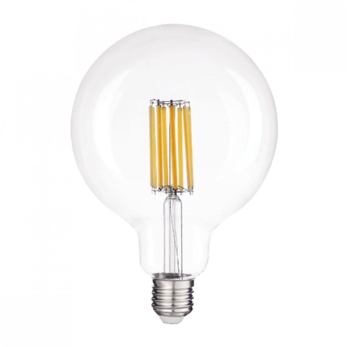 LAMPADINA LED FILAMENT GLOBO G125 E27 15W LUCE CALDA 3000°K 