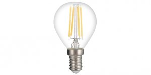 LAMPADINA LED FILAMENT MINI GOCCIA E14 4W LUCE NATURALE 4000°K