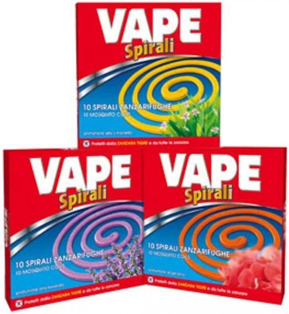 SPIRALI ANTI ZANZARE - PROFUMATE CITRONELLA 10 PEZZI VAPE