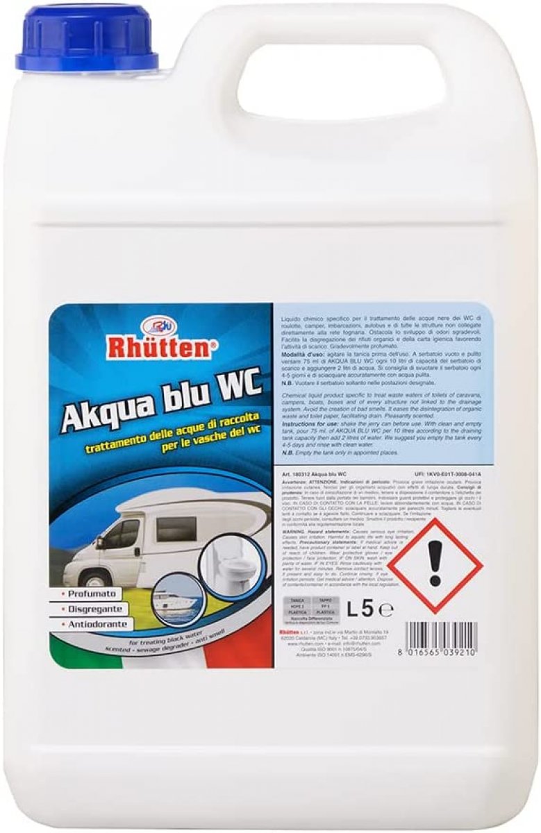 AKQUA BLU WC CAMPER 5 litri 