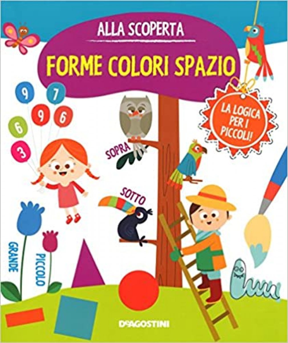 Forme colori spazio. Gioco e imparo. Ediz. illustrata (Italiano) Copertina rigida 