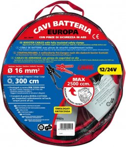 CAVI BATTERIA 16 MMQ 3 MT R+N