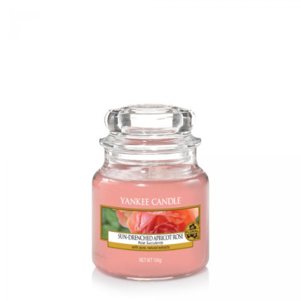 Giara piccola Yankee Candle Sun-Drenched Apricot Rose Fragranza fruttata