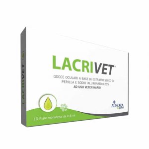 LACRIVET (10 fiale) – Lacrime artificiali per cani e gatti (Aurora Biofarma)