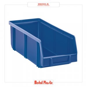 CONTENITORI SOVVRAPPONIBILI TIPO LUNGO CM.15x13x34 COLORE BLU