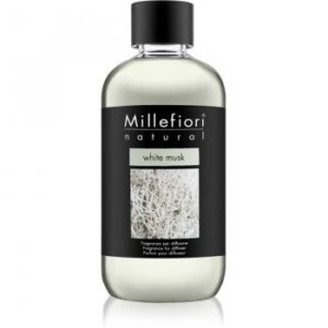 Ricarica per diffusore a bastoncini Millefiori Milano White Musk - area olfattiva talcata - 250 ml