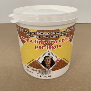 VERNICE PROTETTIVA TRASPARENTE SATINATA ALL'ACQUA PER INTERNO E ESTERNO 0,750 LT