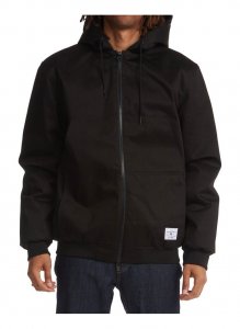 DC Shoes Giubbotto Rowdy Padded Giacca imbottita con cappuccio da Uomo BLACK