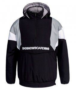 DC Shoes Giacca snow Transition Reversible Anorak Black White