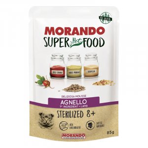Morando SuperPetFood GATTI  mousse con AGNELLO 85 gr