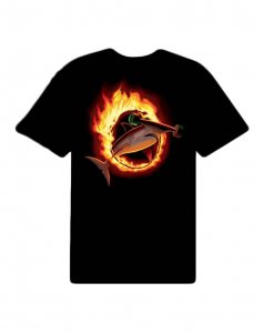 DOOMSDAY SOCIETY T-Shirt Ring On Fire Black