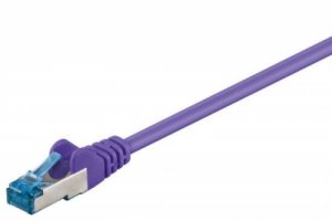 CAVO RETE S-FTP CAT.6A DOPPIA SCHERMATURA LSOH COLORE VIOLA MT. 2