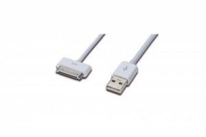 CAVO PER RICARICA / SINCRONIA PER APPLE 30 POLI/MASCHIO - USB MASCHIO MT 0,50 IN BLISTER DA ESPOSIZIONE