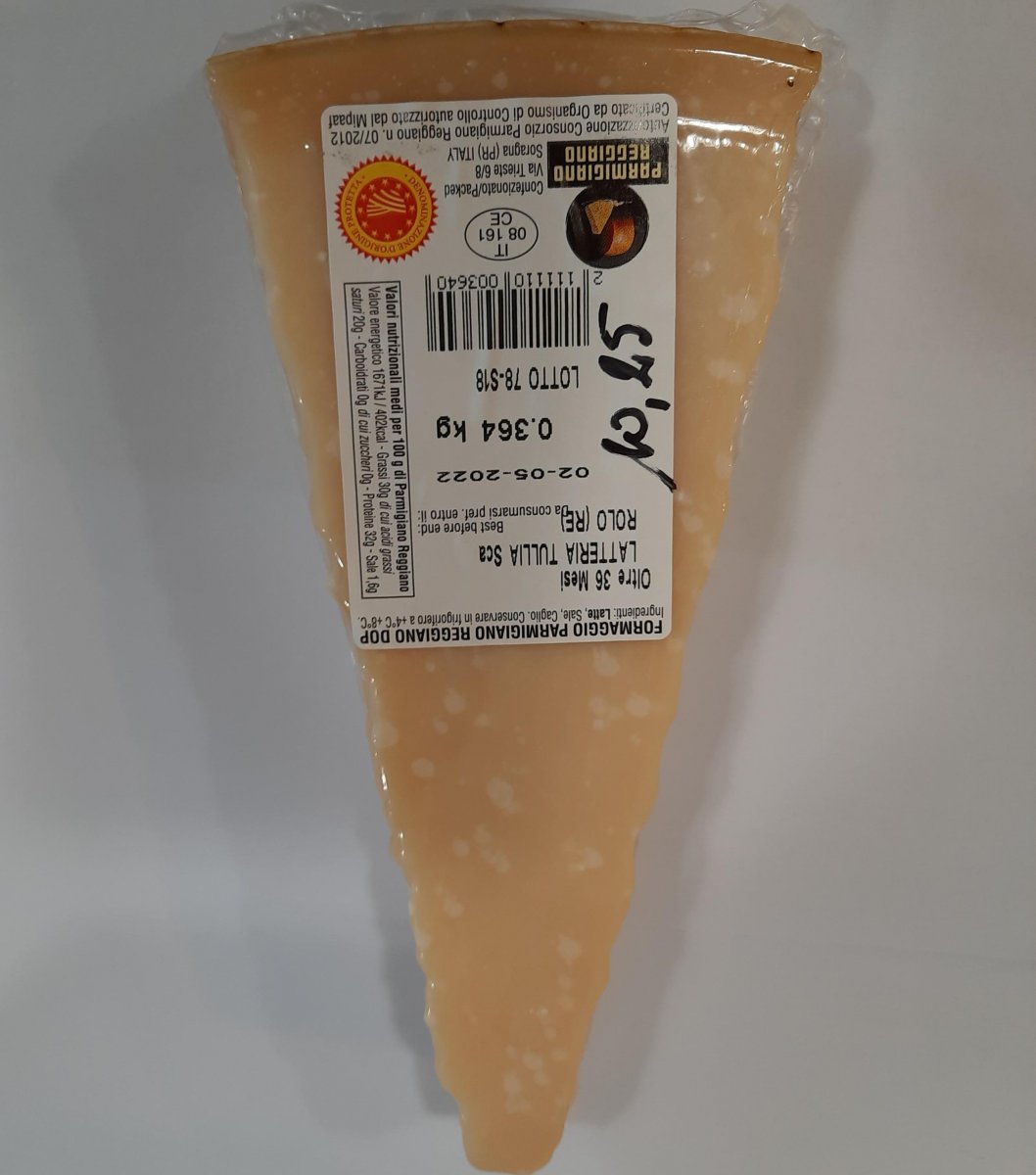 Parmigiano reggiano 36 mesi Latteria Tullia 