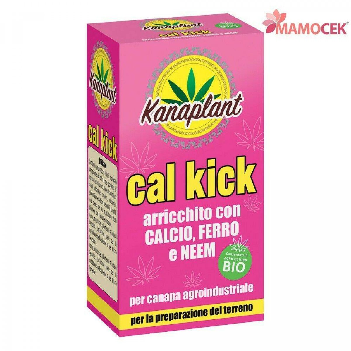 FLORTIS Kanaplant cal kick Concime BIO x arricchire terreno Canapa Sativa conf. 300 gr