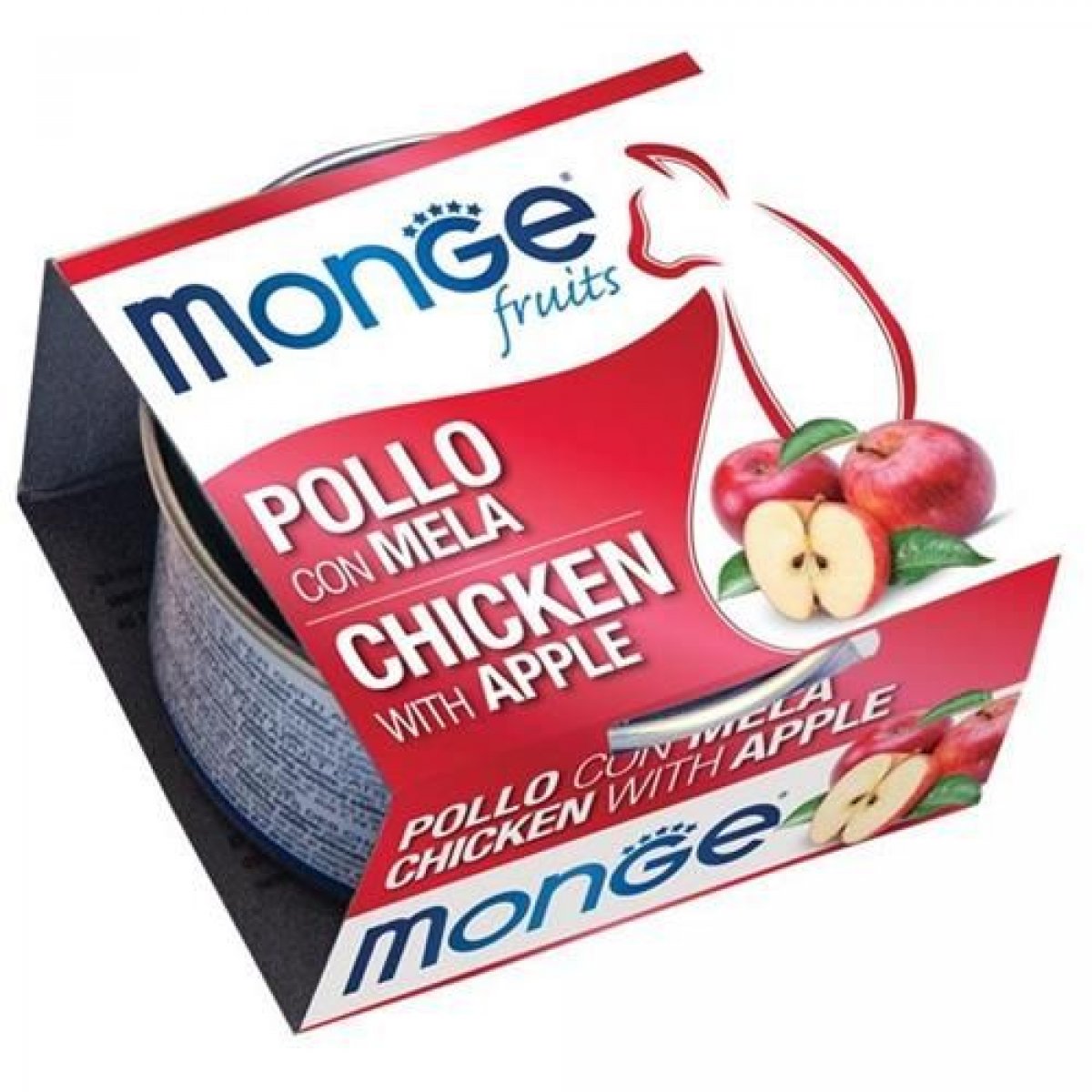 MONGE GATTO FRUITS TONNO MELA 80GR