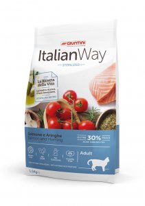 ITALIAN WAY STERILISED alimento per gatti adulti SALMONE E ARINGHE 1,5KG