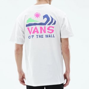 VANS t-shirt Washed ashore white