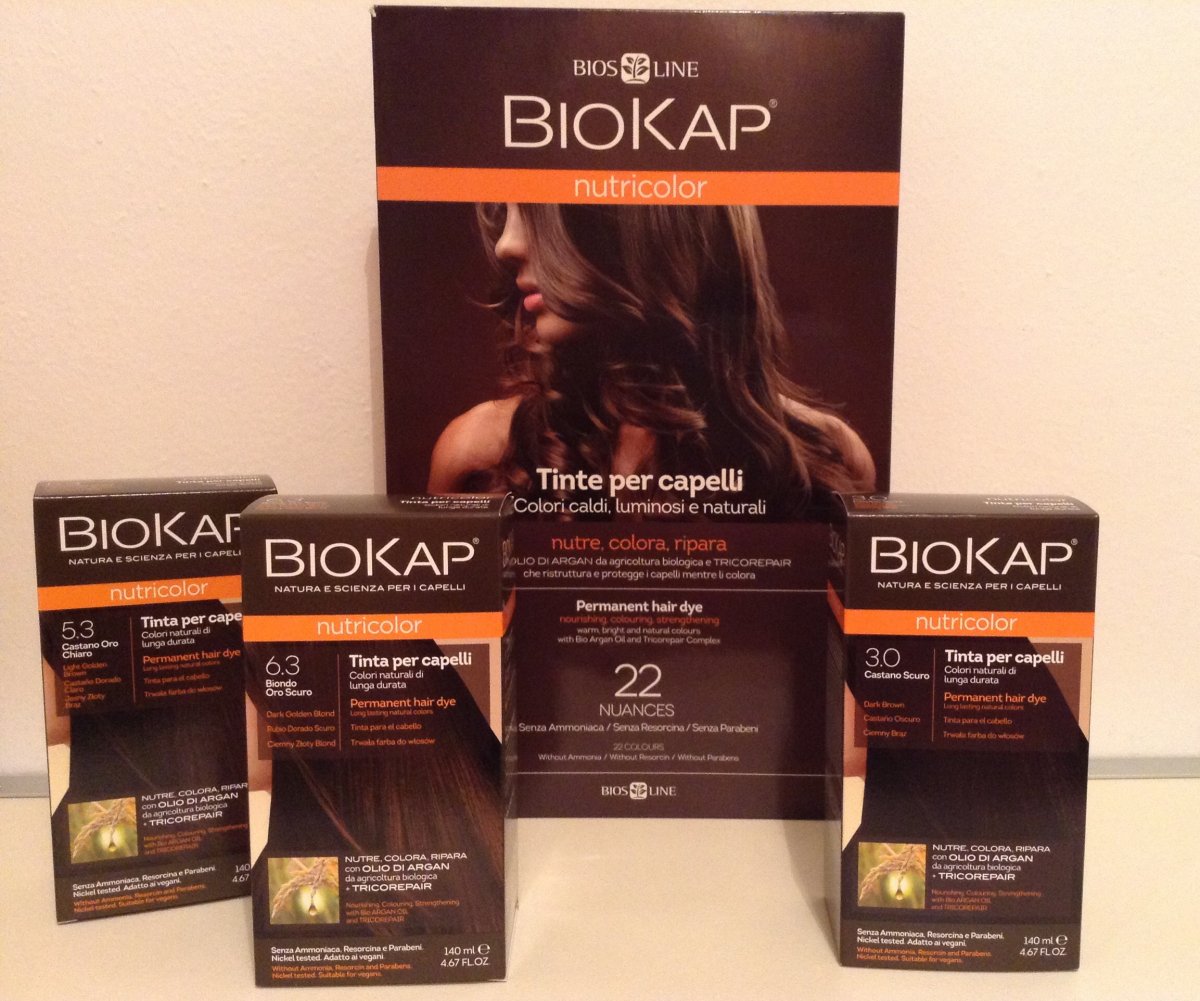 Tinta per capelli Biokap 5.3 Castano Oro Chiaro Bios Line