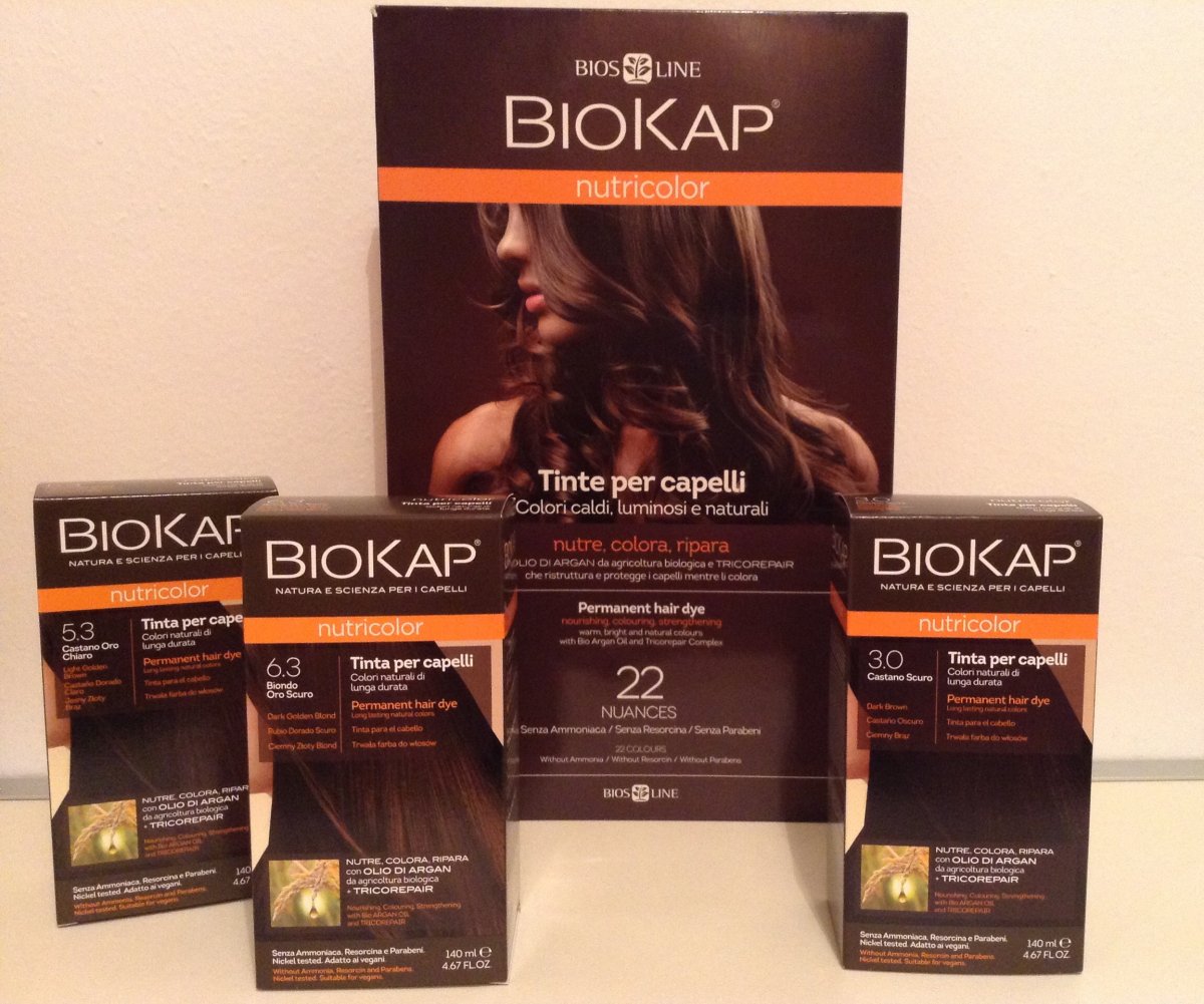 Tinta per capelli Biokap 6.3 Biondo Oro scuro Bios Line