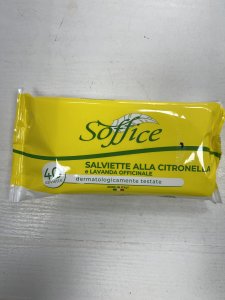 Salviette alla citronella e lavanda officinale