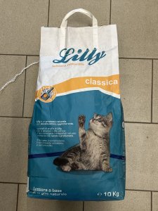 Lettiera agglomente gatti Lilly 10kg