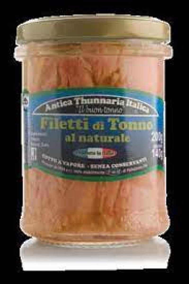 filetto di tonno al naturale 140gr antica thunnaria italica