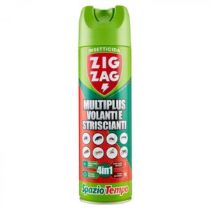 Zig Zag Insetticida Multiplus Volanti e Striscianti 4in1 Spazio Tempo 500 ml