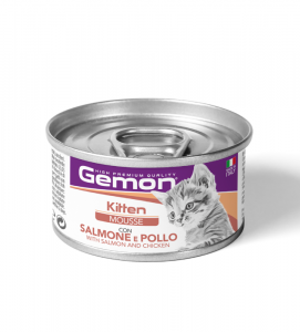 Gemon - Mousse Kitten - 85gr - Salmone & Pollo