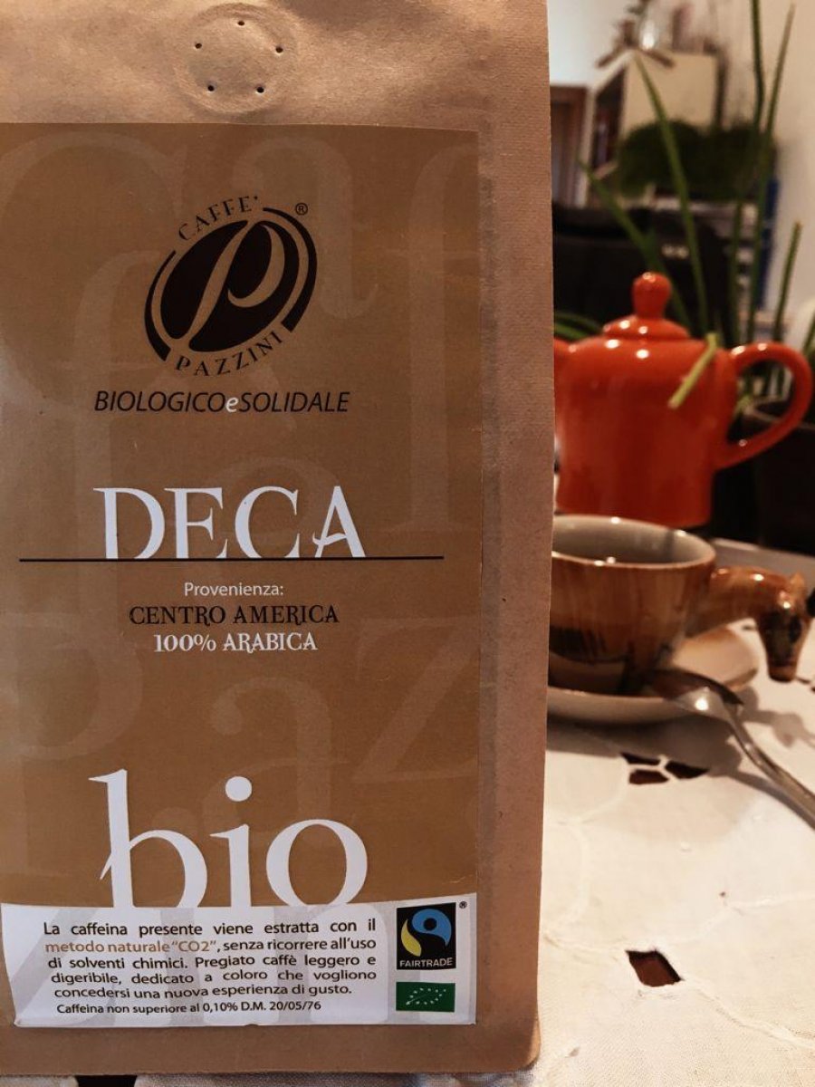 Caffè Pazzini Deca Biologico 100% arabica bevande