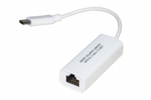 ADATTATORE USB TIPO C MASCHIO - CONNETTORE RJ45 FEMMINA PER RETI GIGABIT 10/100/1000