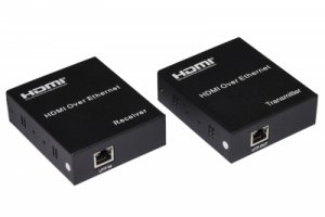 ESTENSORE DI LINEA HDMI COLLEGAMENTO DIRETTO 1-1 MT 120 O TRAMITITE SWITCH DI RETE DA 1 A PIU' RICEVITORI