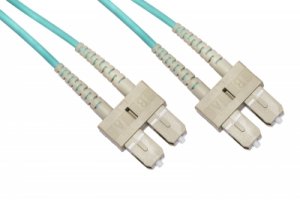 CAVO FIBRA OTTICA SC A SC MULTIMODE DUPLEX OM3 50/125 MT.3