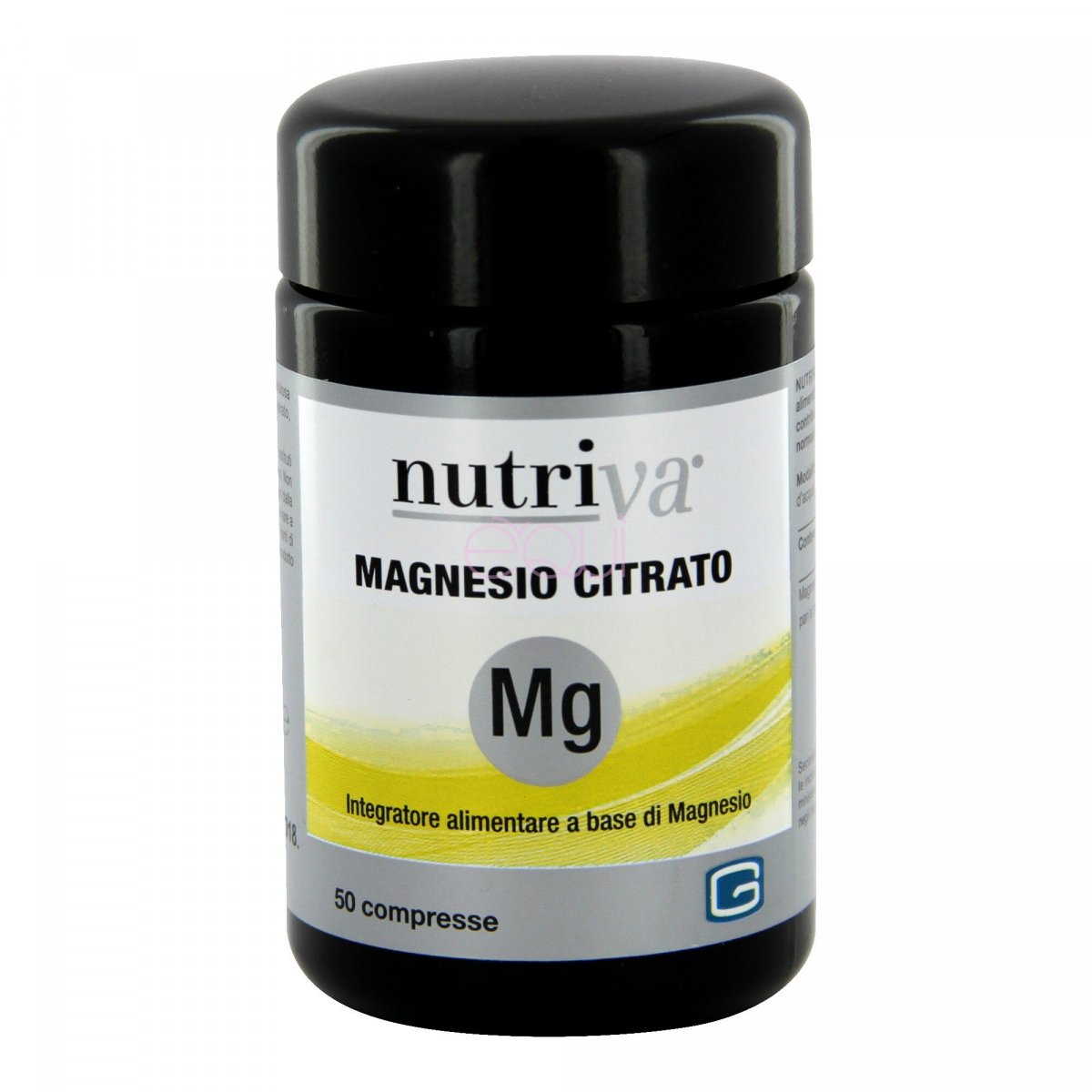NUTRIVA MAGNESIO CITRATO - Compresse Integratore alimentare utile per le carenze di magnesio. La carenza di magnesio si può presentare con affaticamento, irritabilità, stress, crampi, ansia, agitazione, insonnia, mal di testa, sbalzi d’umore, irrigidimenti muscolari. 50 compresse