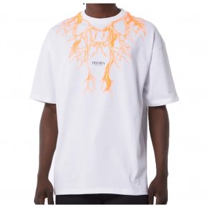Phobia Archive T-Shirt Lightning white orange