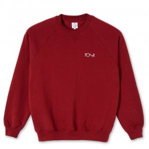 Polar Skate Co. Felpa girocollo Default crewneck 2022 Edition Rich Red