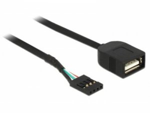 CAVO ADATTATORE USB 2.0 FEMMINA - PIN 4 POLI CM 40