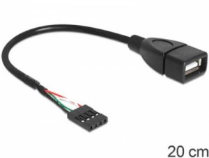 CAVO USB 2.0 CONNETTORE FEMMINA - 5 PIN PER PIASTRA MADRE CM. 20