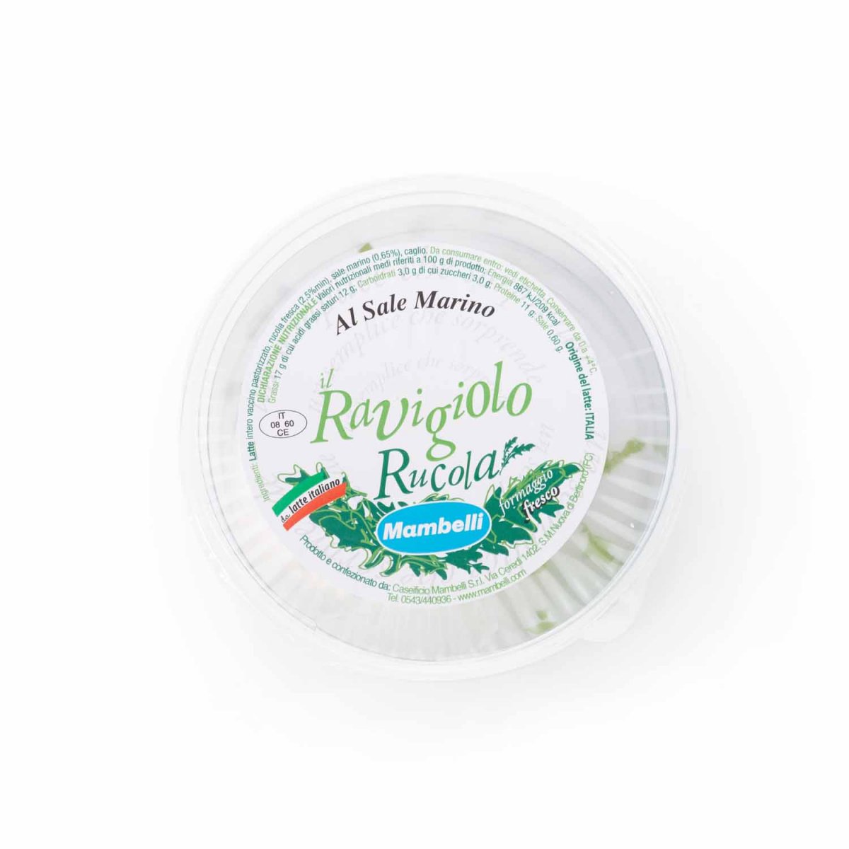 Ravigiolo alla rucola al sale Marino g.250 